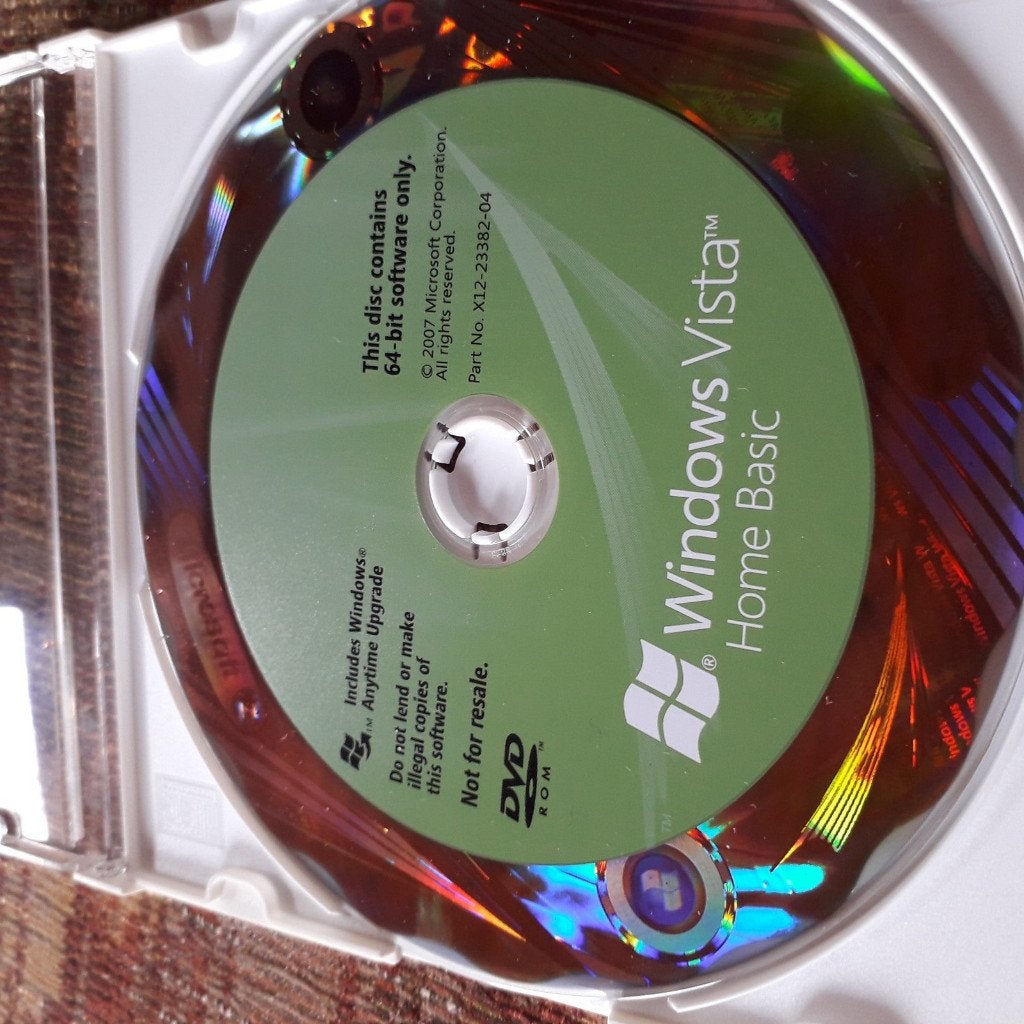 Windows Vista Home Basic 64-bit DVD ROM, Computers en Software, Verzenden, Zo goed als nieuw, Windows