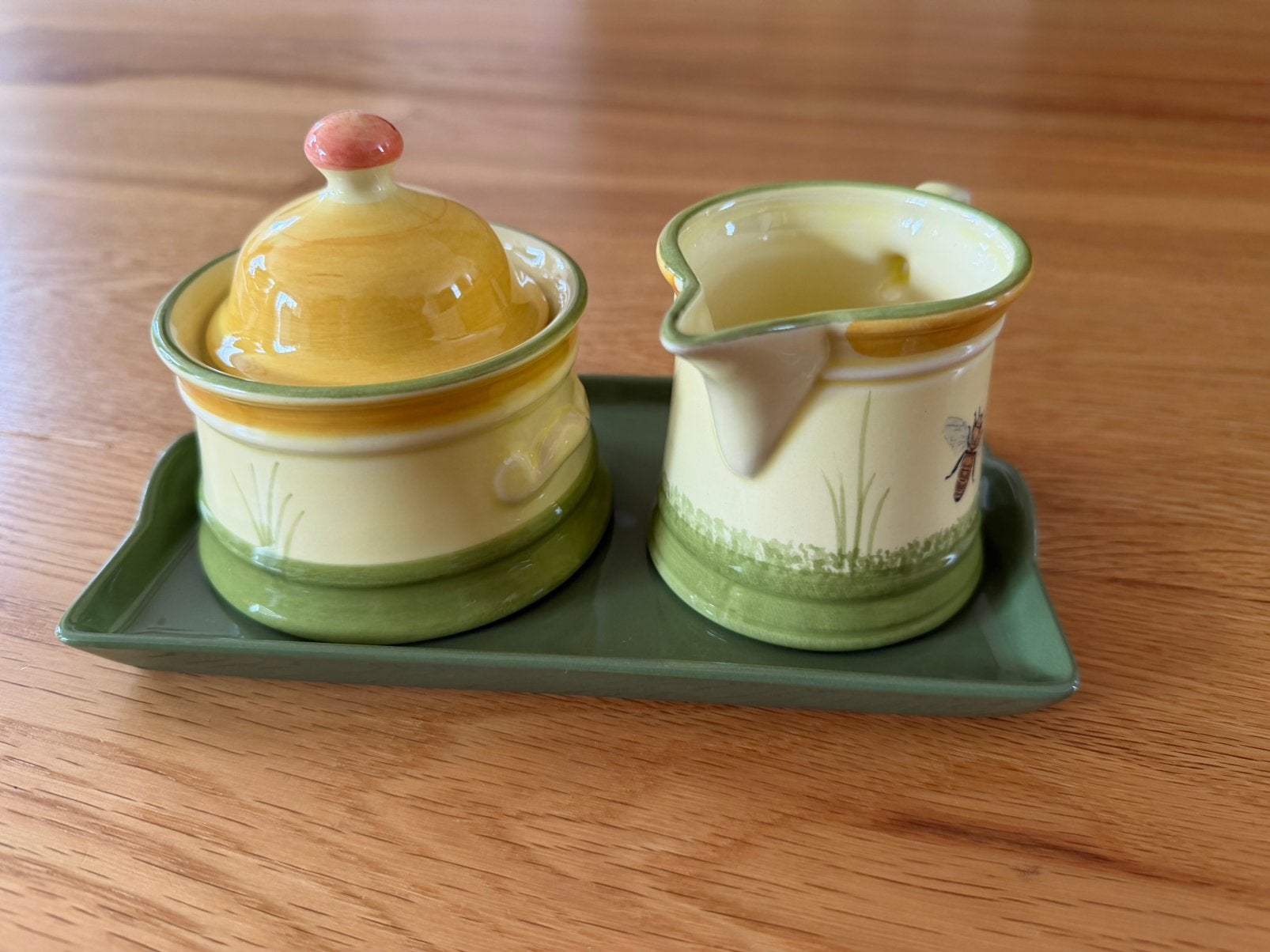Bijenland melk- en suikerstelletje van Zeller, Huis en Inrichting, Ophalen, Overige typen, Zo goed als nieuw, Overige stijlen