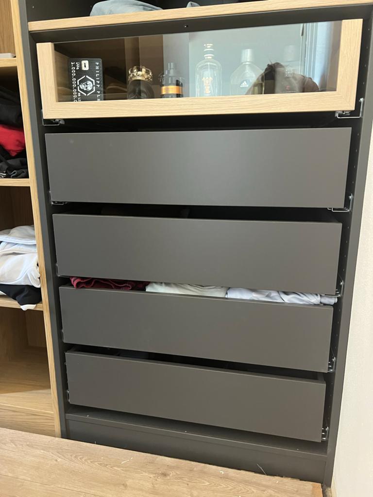 IKEA KOMPLEMENT Lade antraciet (nieuw), Huis en Inrichting, Kasten | Kledingkasten, Ophalen, Overige materialen, Nieuw, 50 tot 100 cm