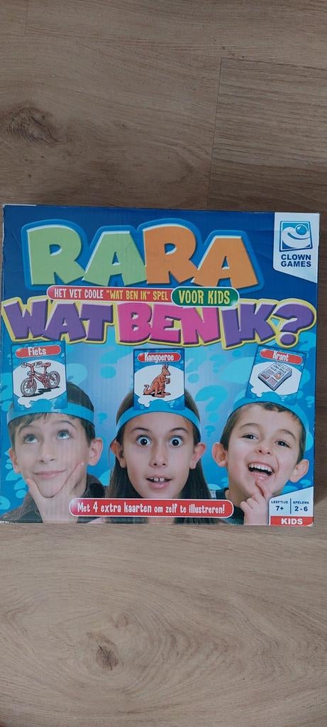 Rara wat ben ik? spel voor kids, Ophalen of Verzenden
