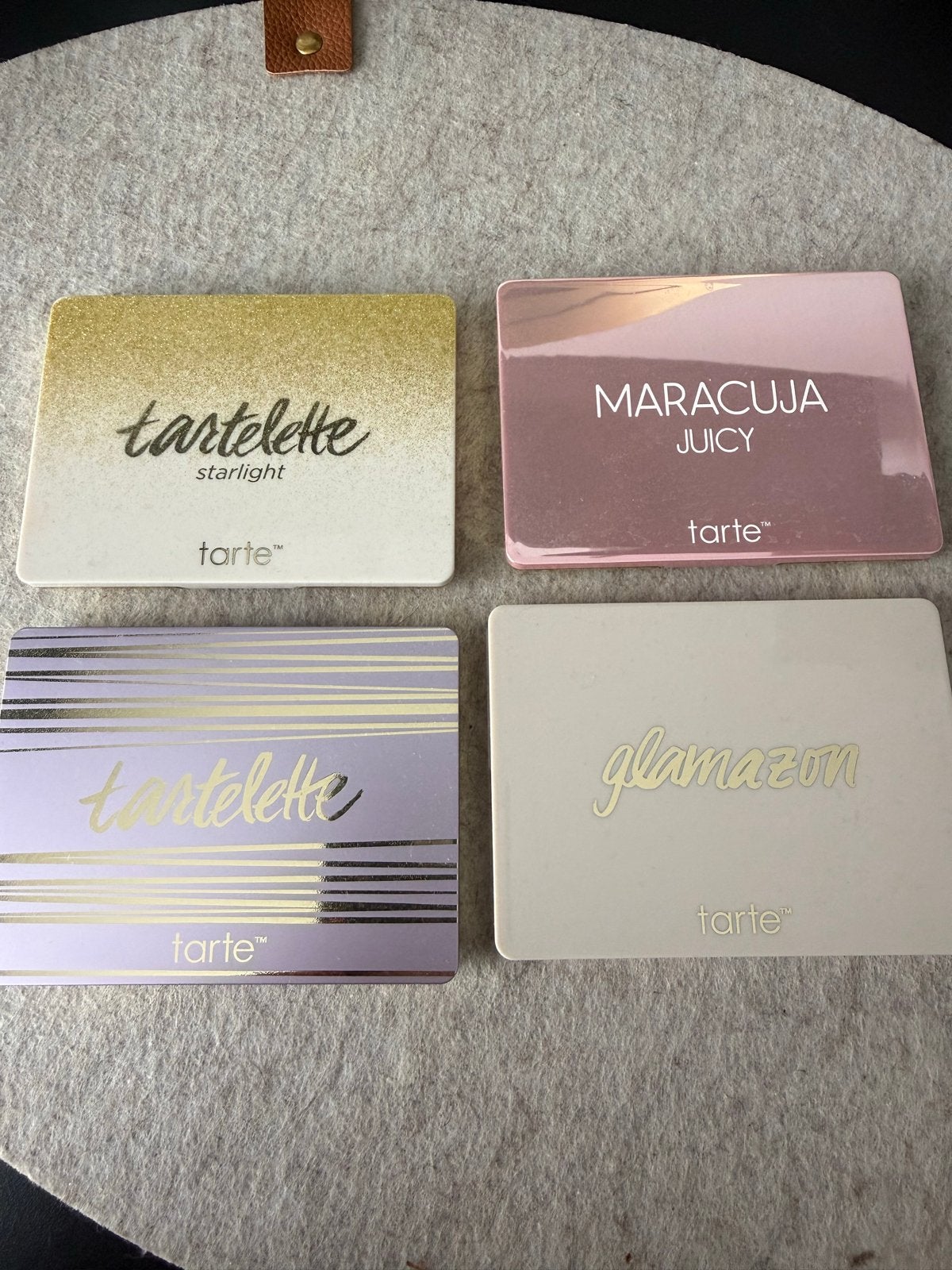 4 Tarte Paletten: 3x Oogschaduw, 1x Gezicht, Verzenden, Zo goed als nieuw, Ogen, Make-up