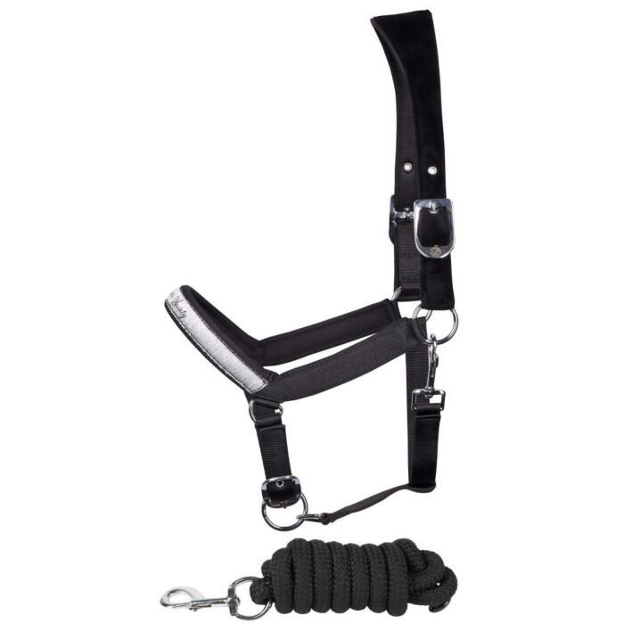 Harry’s horse halster rabat jet black nieuw cob, Ophalen of Verzenden, Nieuw, Halster, Cob