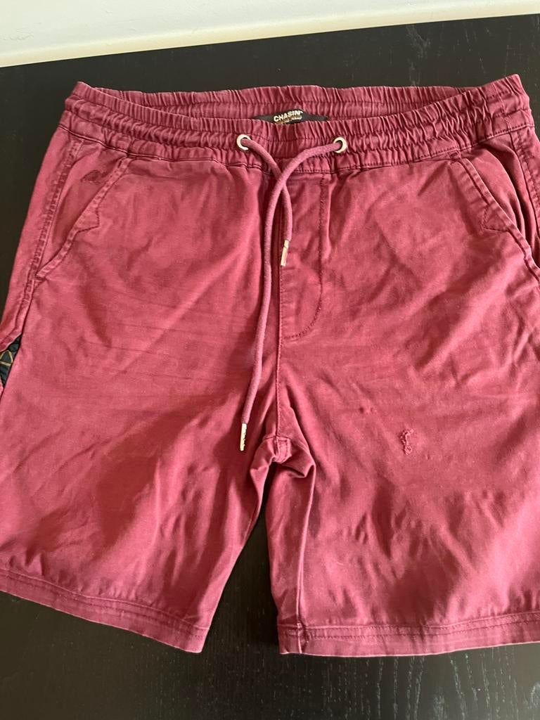 Chasin' Korte Broek Maat S - Bordeauxrood, Ophalen of Verzenden, Gedragen, Maat 46 (S) of kleiner, Rood