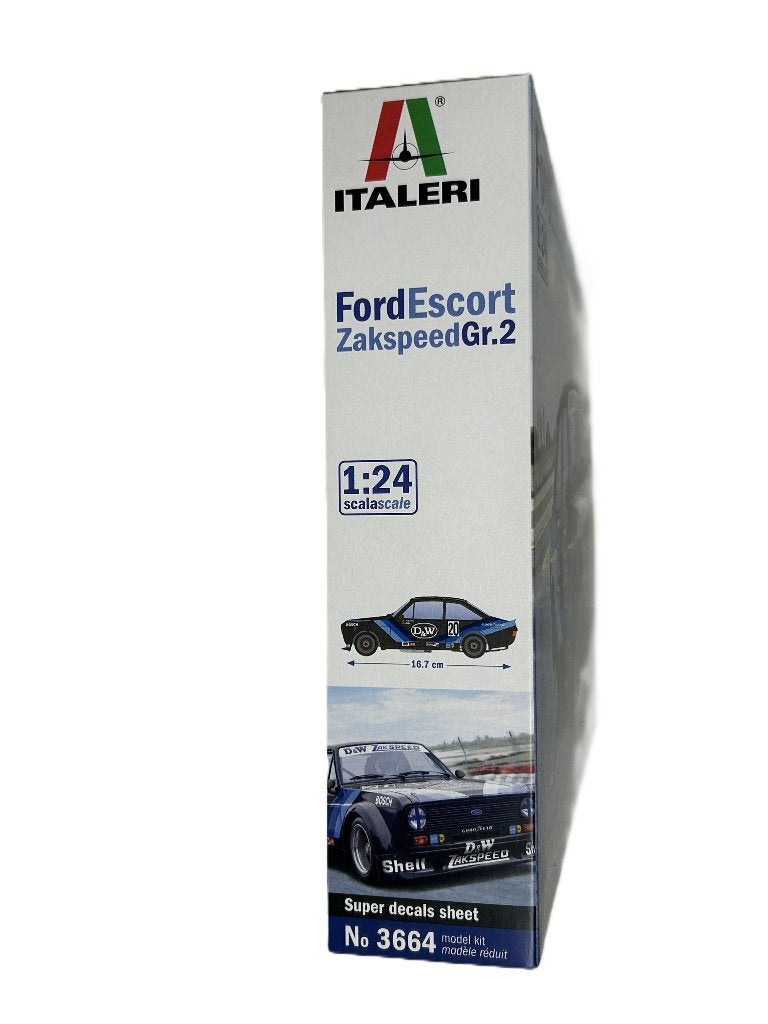 Italeri Ford Escort Zakspeed Gr. 2 ITA-3664, Groter dan 1:32, Nieuw, Ophalen of Verzenden, Italeri