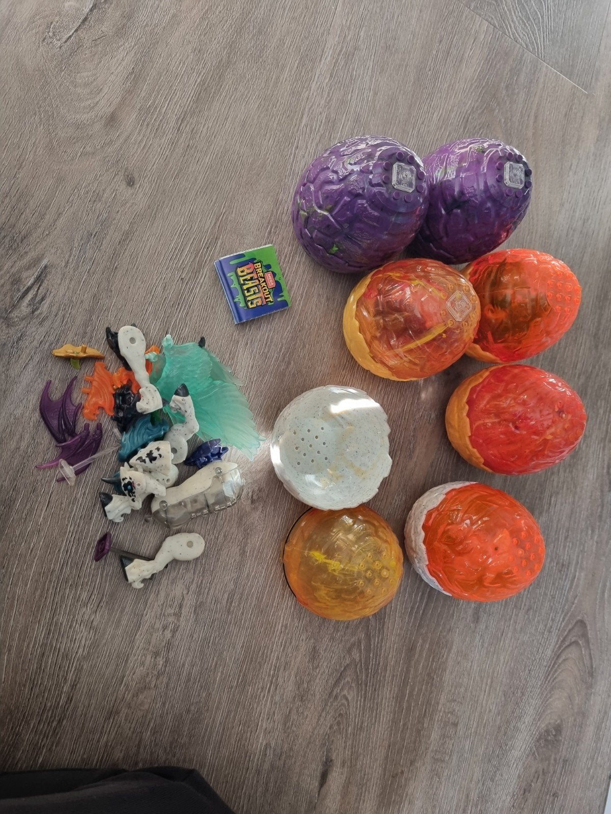 Breakout Beasts Mega Construx eieren - 7 stuks, Ophalen, Gebruikt