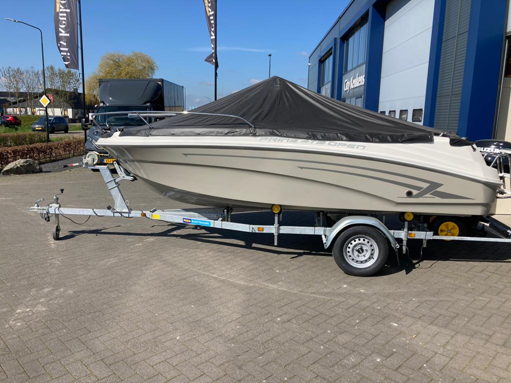 Prins 475 open consoleboot met trailer, Ophalen, 5 m, Zo goed als nieuw, 2 m