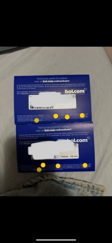Bol cadeaubon 100 euro, Ophalen, Zo goed als nieuw