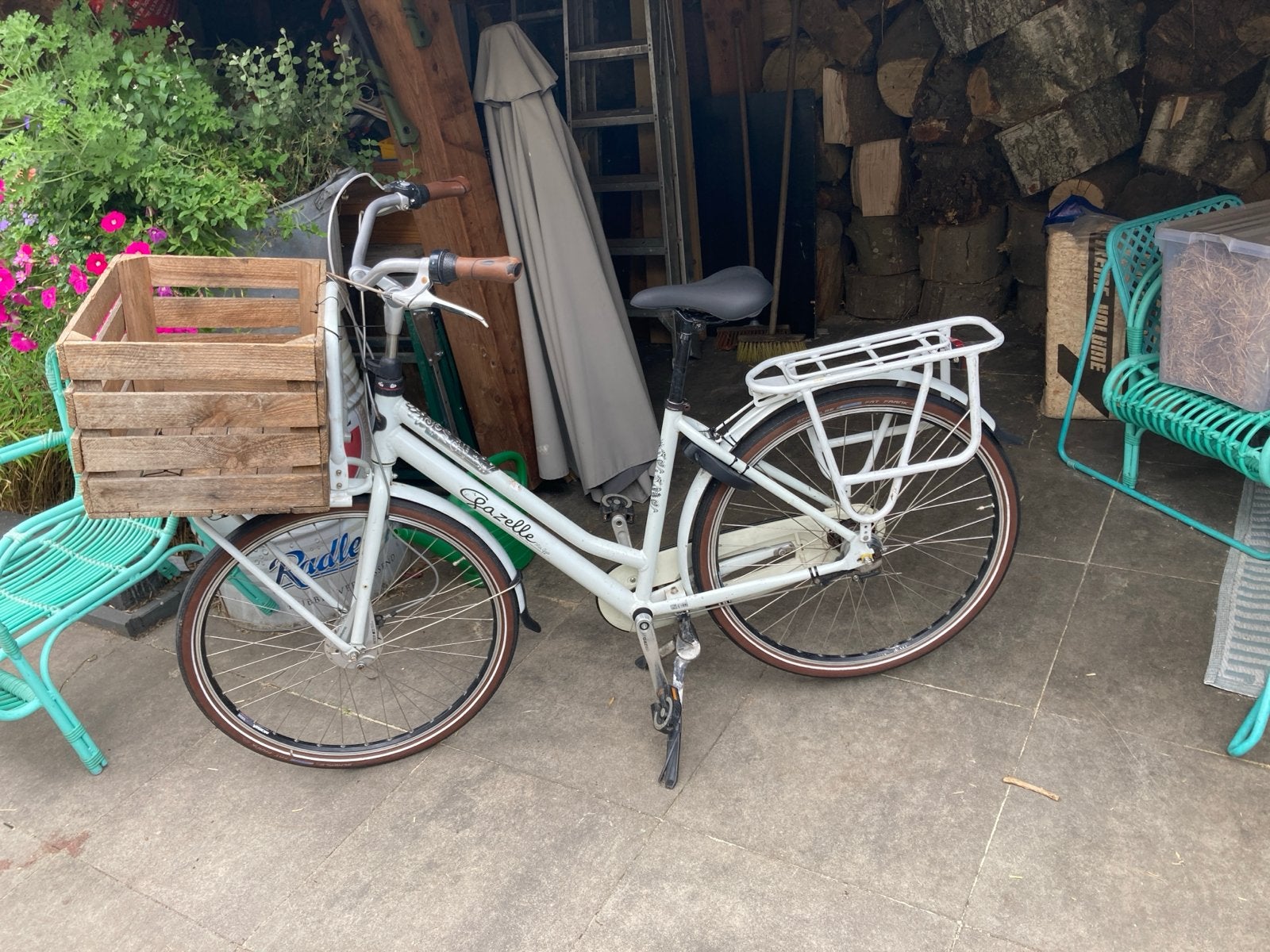 Gazelle Miss Grace 3 versnellingen 28 inch, Ophalen, Gebruikt, Versnellingen, 50 tot 53 cm