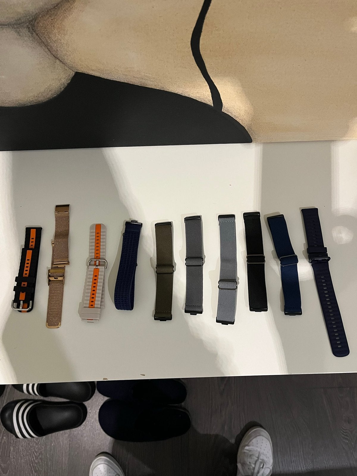 Diverse horlogebandjes voor Huawei fit pro watch, Ophalen of Verzenden, Gebruikt, Zwart