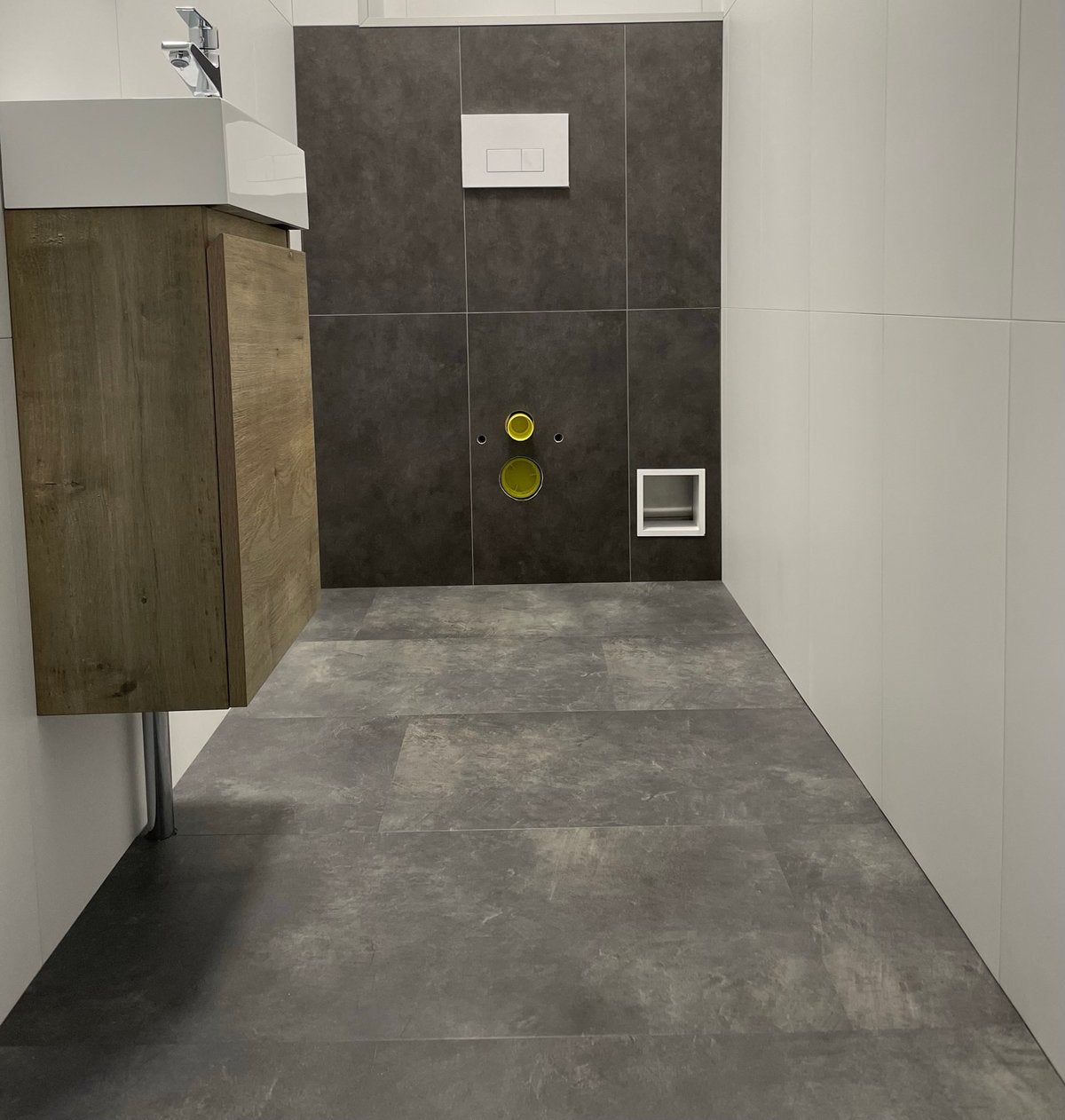 Doos CanDo Click de Luxe Steen Antraciet (5 tegels), 50 tot 150 cm, Nieuw, Minder dan 5 m², Kunststof