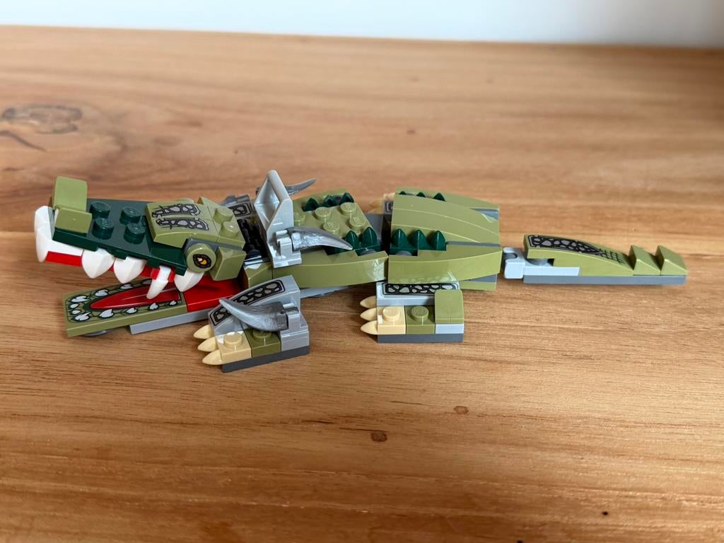 Lego Chima 70126. Crocodile legend beast, Ophalen of Verzenden, Gebruikt, Complete set, Lego
