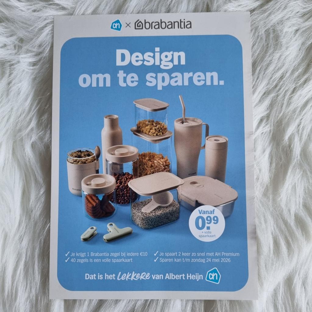 Brabantia digitale spaarkaarten - actie Albert Heijn, Albert Heijn, Ophalen