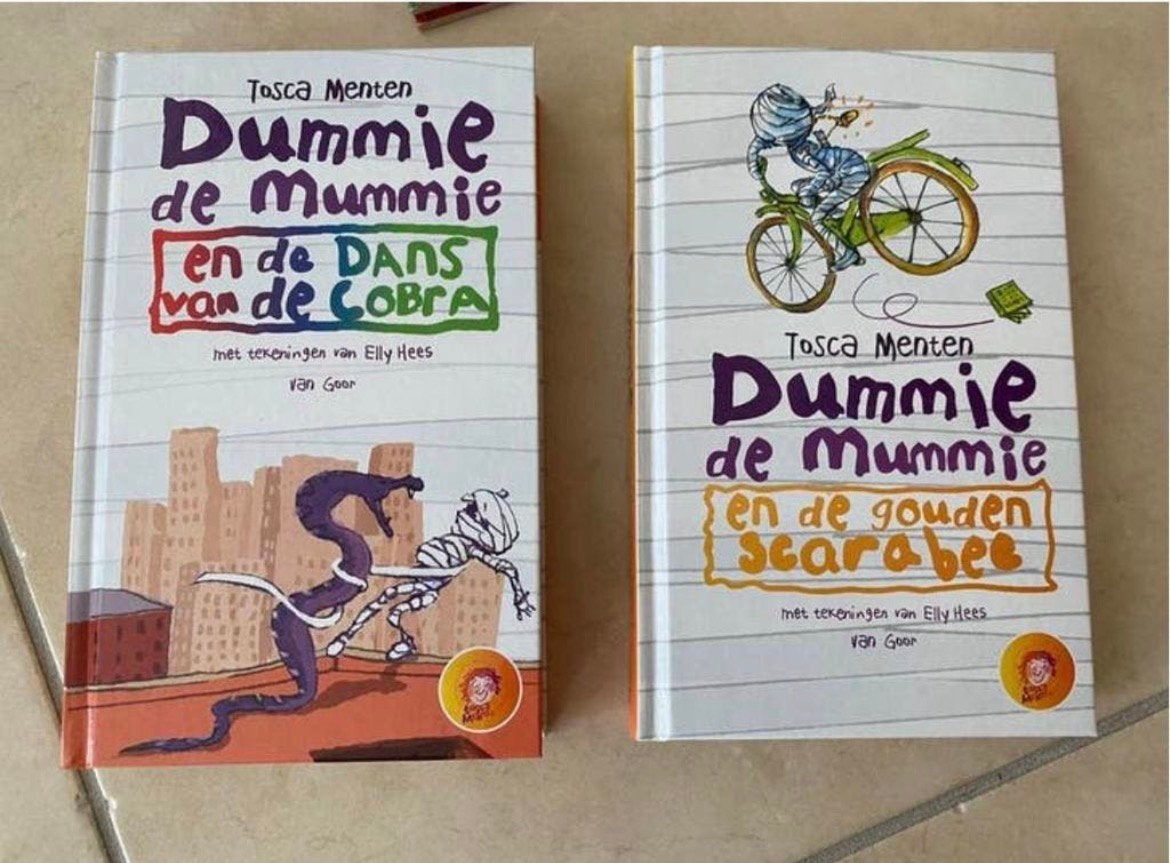 2x lees boek Tosca Menten dummy de mummy nieuw, Boeken, Ophalen of Verzenden, Nieuw, Fictie