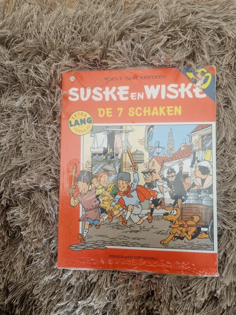 Suske en Wiske - De 7 Schaken (extra lang verhaal), Boeken, Eén stripboek, Ophalen of Verzenden