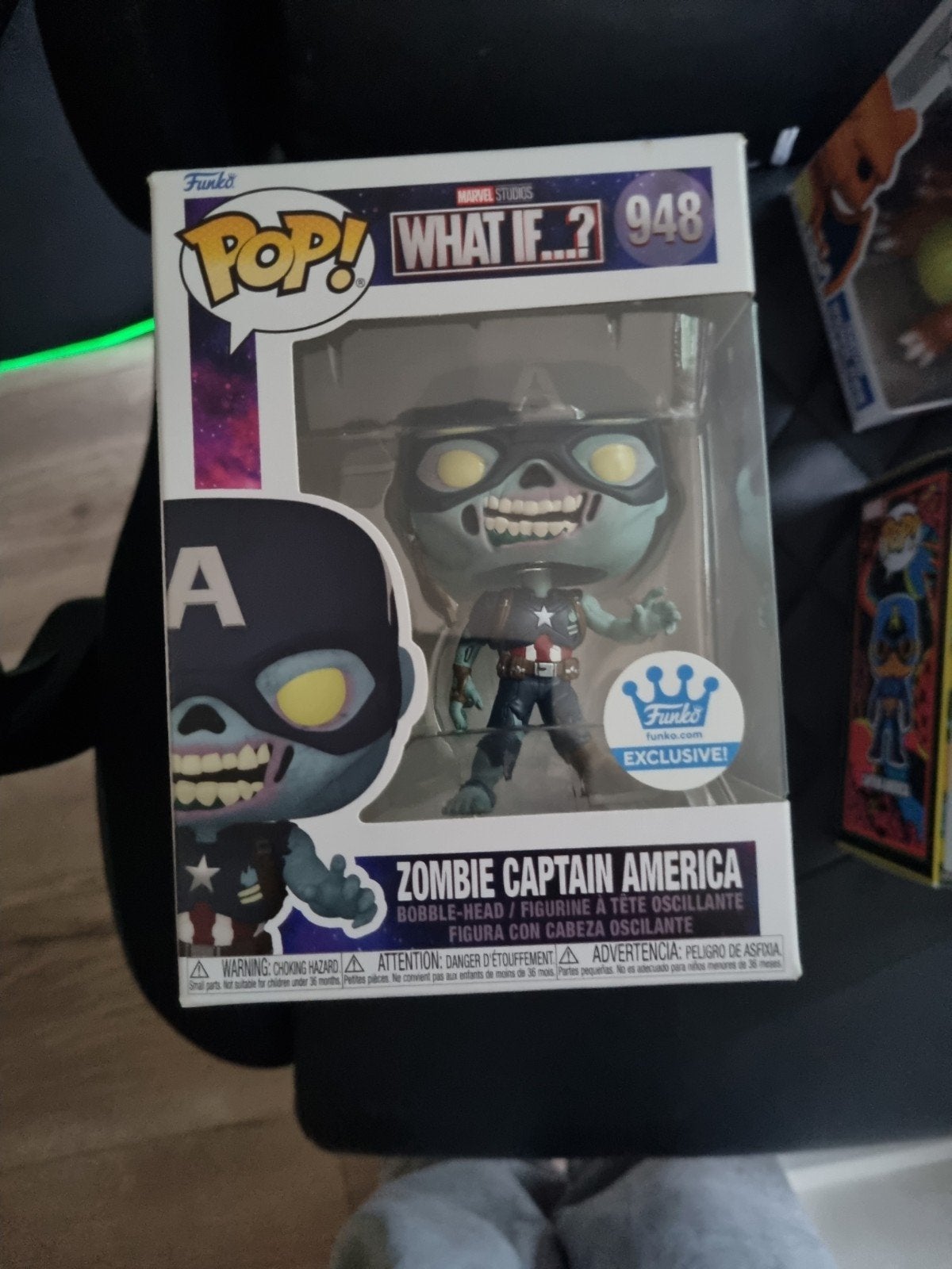 Funko Pop! Marvel What If...? Zombie Captain America, Ophalen of Verzenden, Nieuw