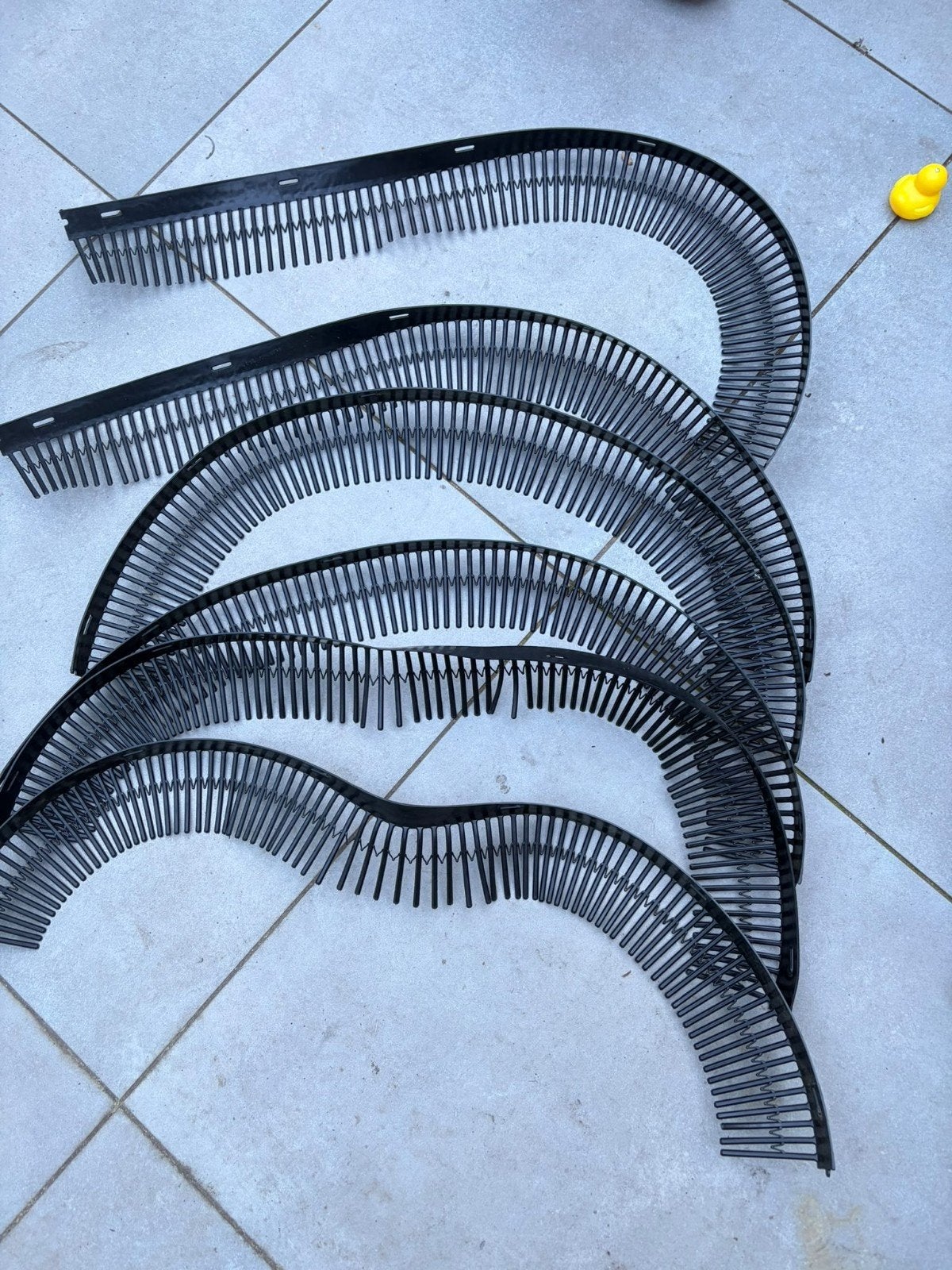Flexibel vogel schroot afzettingen voor dakrand 6x1.40 m, Ophalen of Verzenden, Gebruikt