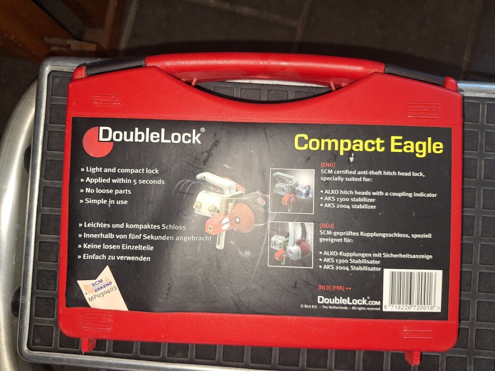 Double Lock Compact Eagle - Koppelingsslot / Disselslot, Ophalen of Verzenden, Gebruikt