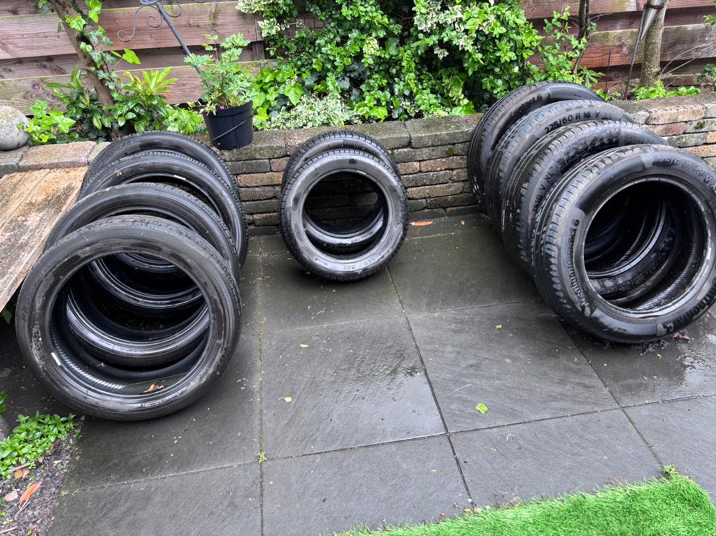 Diverse gebruikte banden: 15, 16 en 18 inch, Ophalen of Verzenden