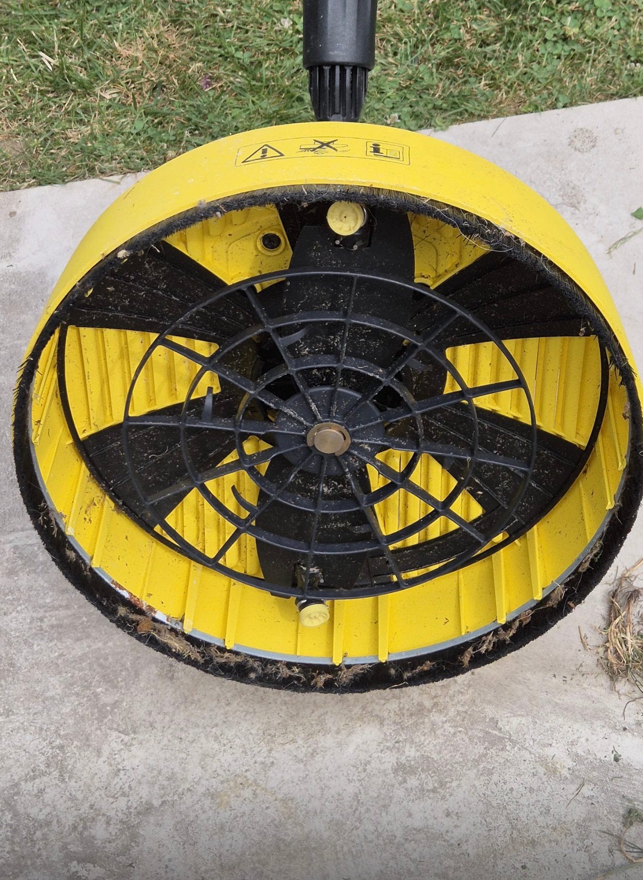 Karcher terrasborstel met steel, Tuin en Terras, Ophalen, Zo goed als nieuw, Elektrisch