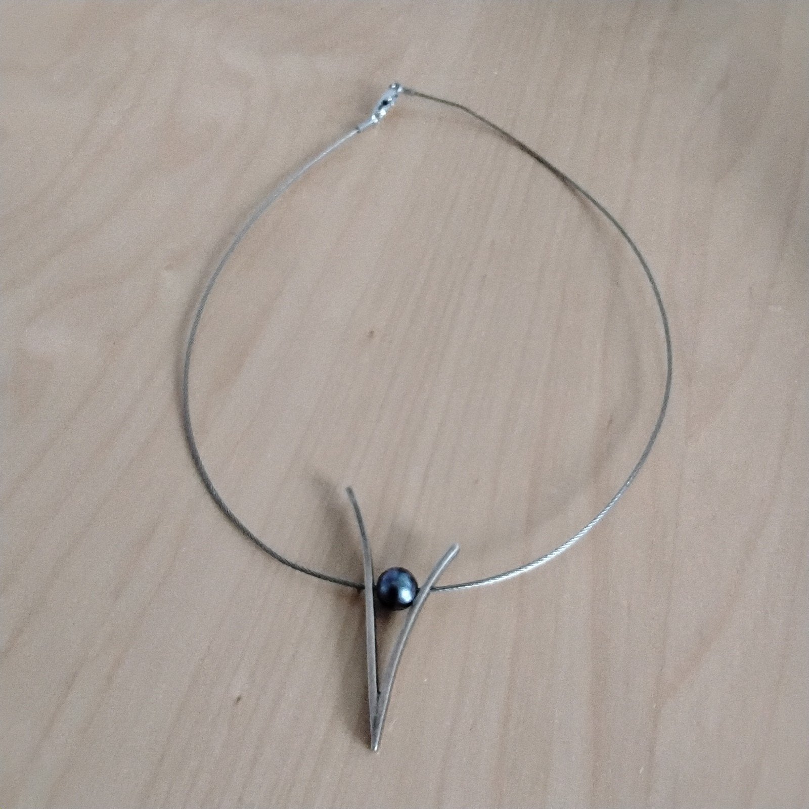 Vintage Menno design zilveren hals sieraad, Sieraden, Tassen en Uiterlijk, Ophalen of Verzenden, Zo goed als nieuw, Zilver, Zilver