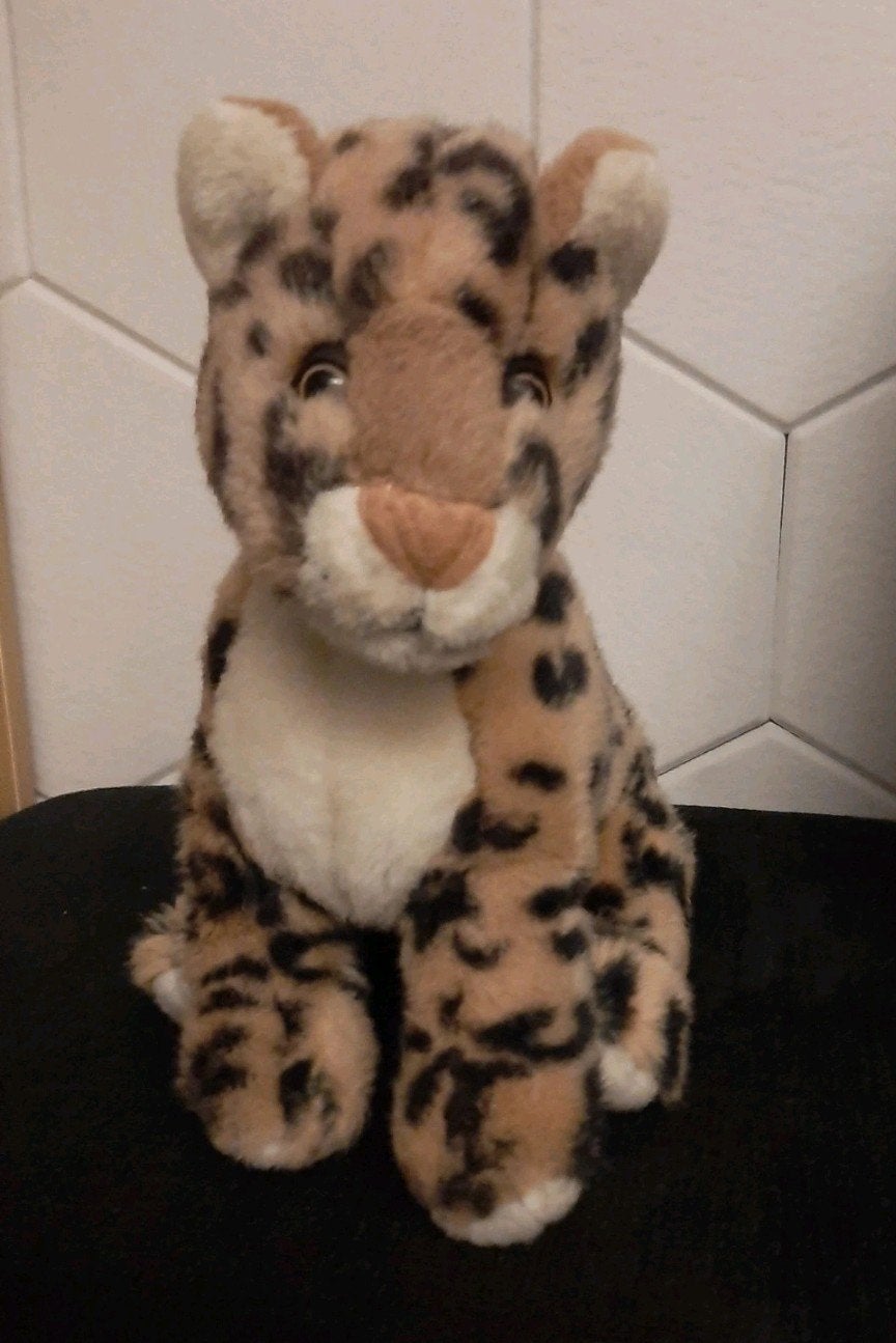 Luipaard knuffel middelmatige grootte, Overige merken, Overige karakters, Overige typen, Ophalen of Verzenden
