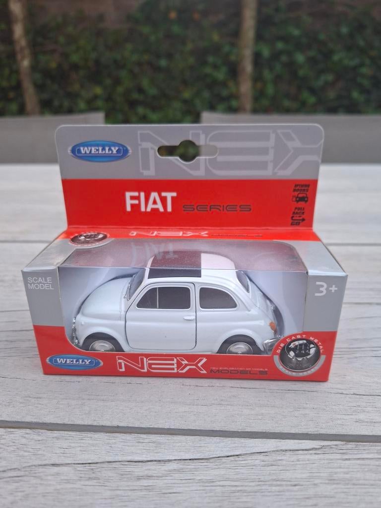 Schaalmodel Fiat Nuova 500 (1957) - Welly Nex Models 1:24, Ophalen of Verzenden
