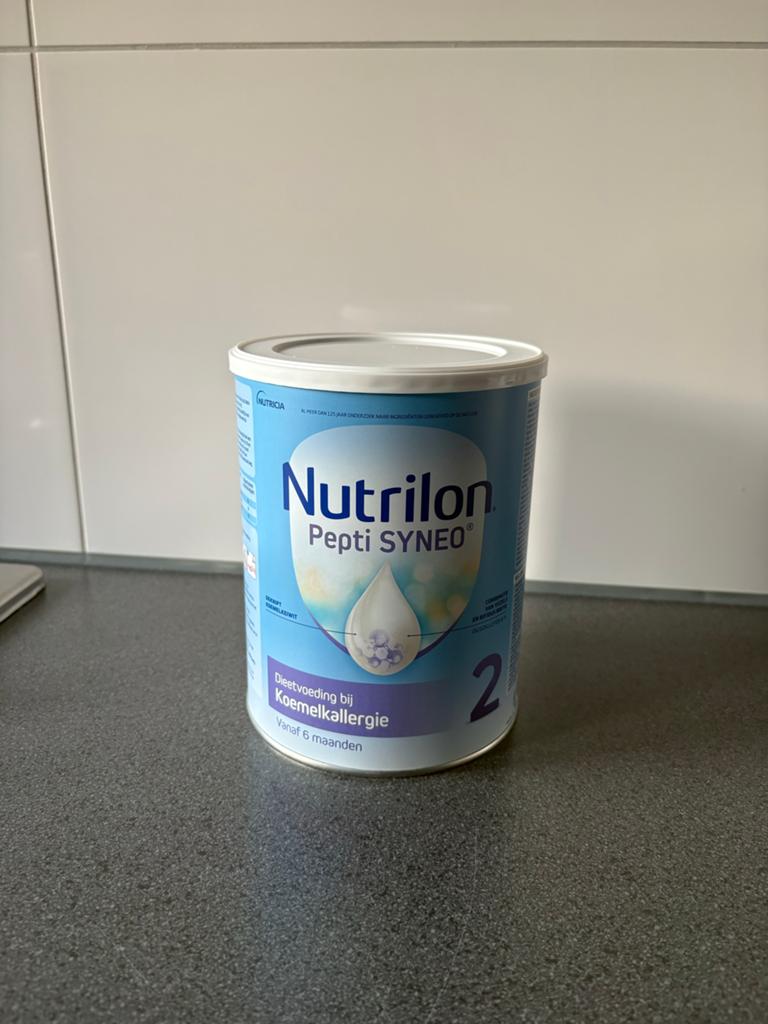 Nutrilon Pepti SYNEO 2 - Dieetvoeding Koemelkallergie, Kinderen en Baby's, Babyvoeding en Toebehoren, Ophalen of Verzenden, Gebruikt