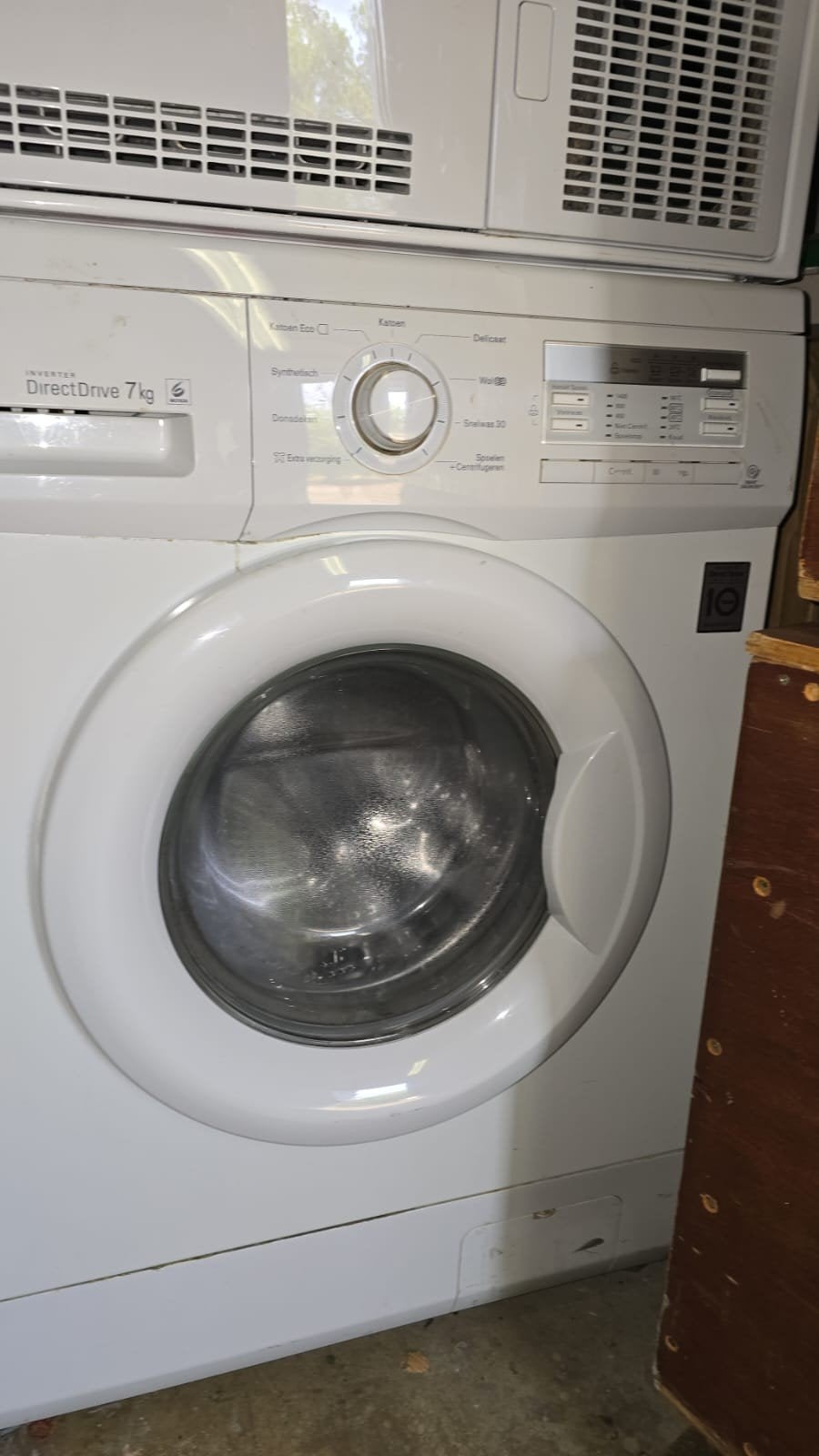 LG Direct Drive 7kg Wasmachine, Witgoed en Apparatuur, Wasmachines, Ophalen, Wolwasprogramma, Zo goed als nieuw, Voorlader