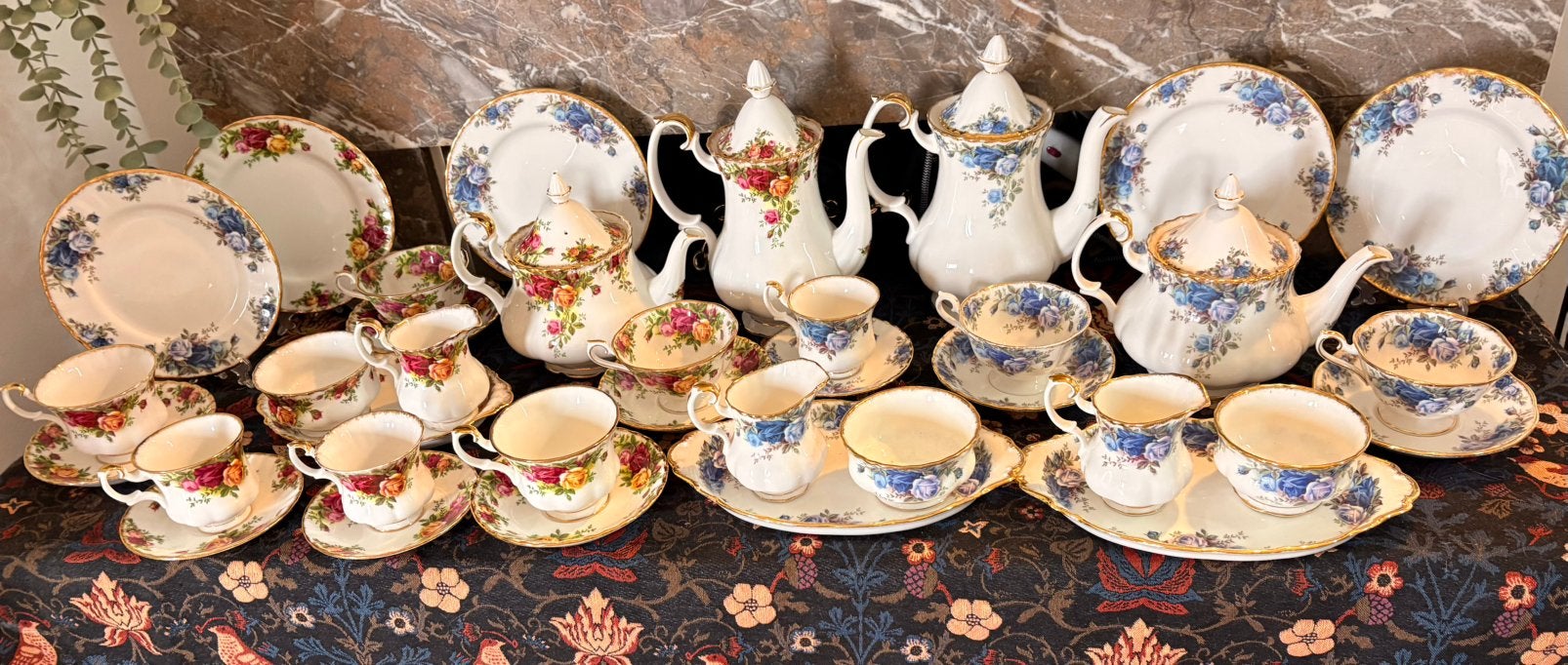 Lot Royal albert Moonlight rose Country rose, Ophalen