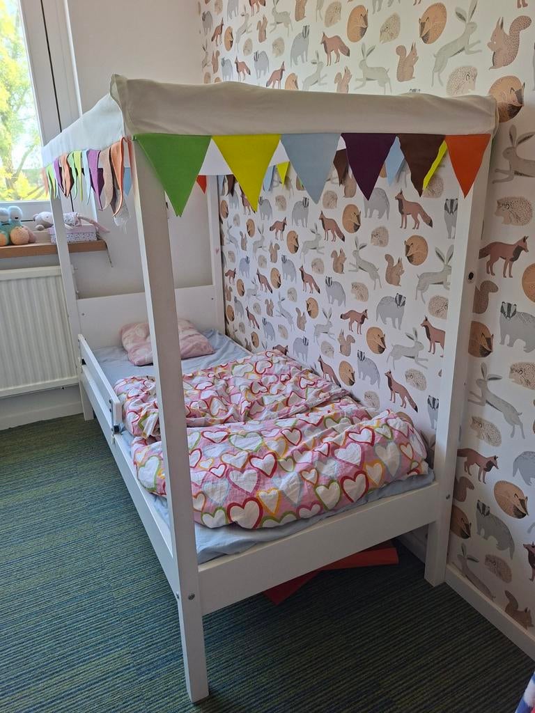 Peuterbed te koop, Kinderen en Baby's, 70 tot 85 cm, Zo goed als nieuw, 160 tot 180 cm, Ophalen