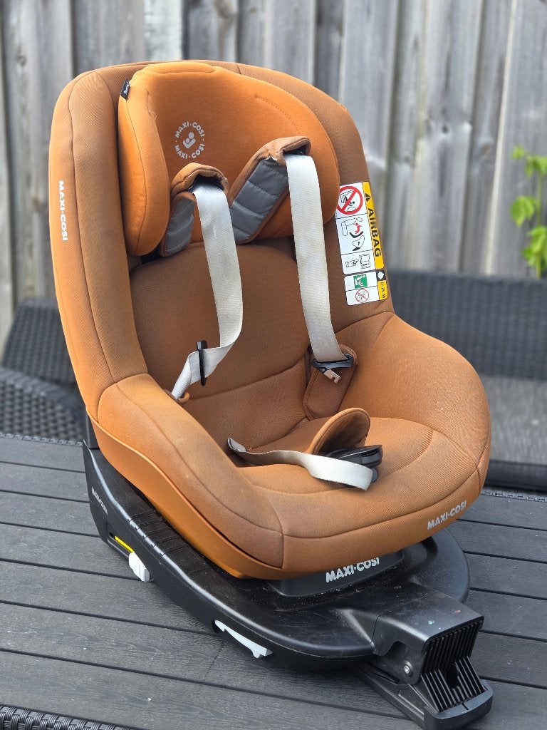 Maxi cosi pearl cognac + iso fix, Kinderen en Baby's, Autostoeltjes, Ophalen, Gebruikt, 9 t/m 18 kg, Isofix