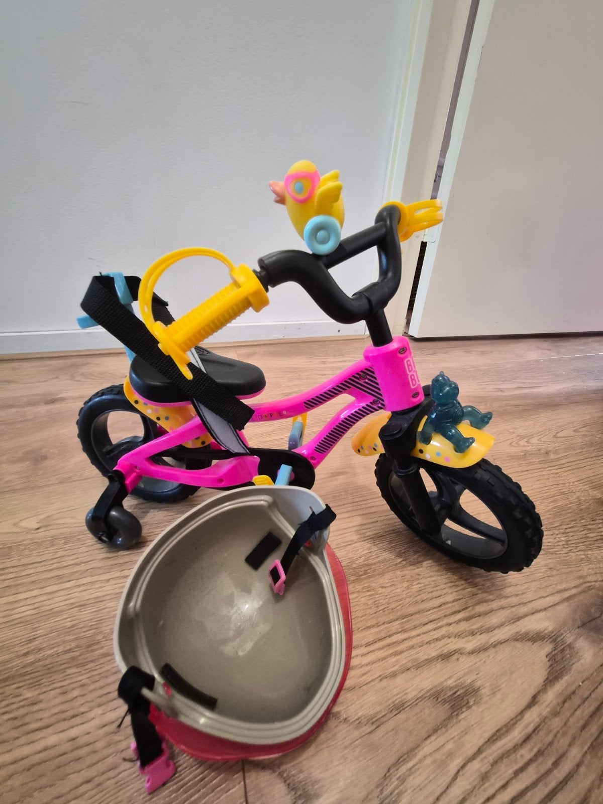 baby born fiets, Ophalen of Verzenden, Zo goed als nieuw, Babypop
