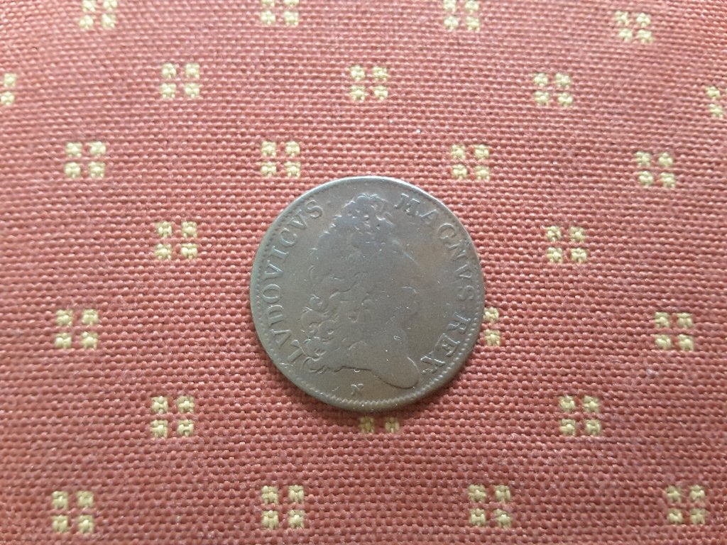d Frankrijk Lodewijk XV +- 1770 b​eschermpenning reizigers., Postzegels en Munten, Verzenden, Overige materialen, Nederland