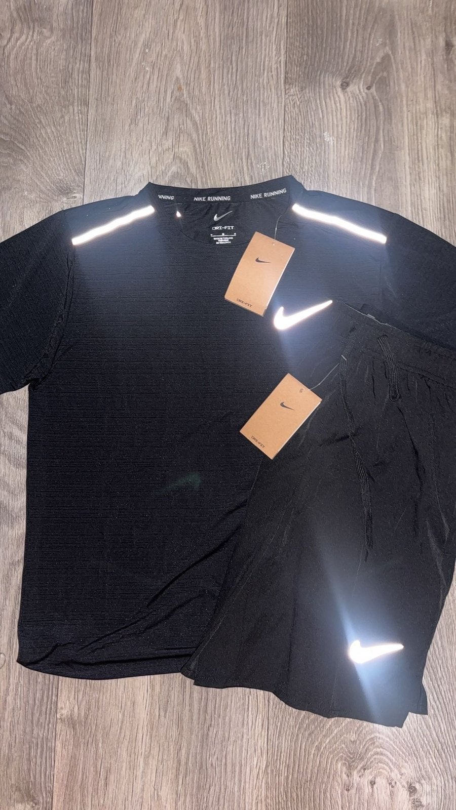 Nike Miler Zwart Maat M, Ophalen of Verzenden, Nieuw, Maat 48/50 (M), Zwart