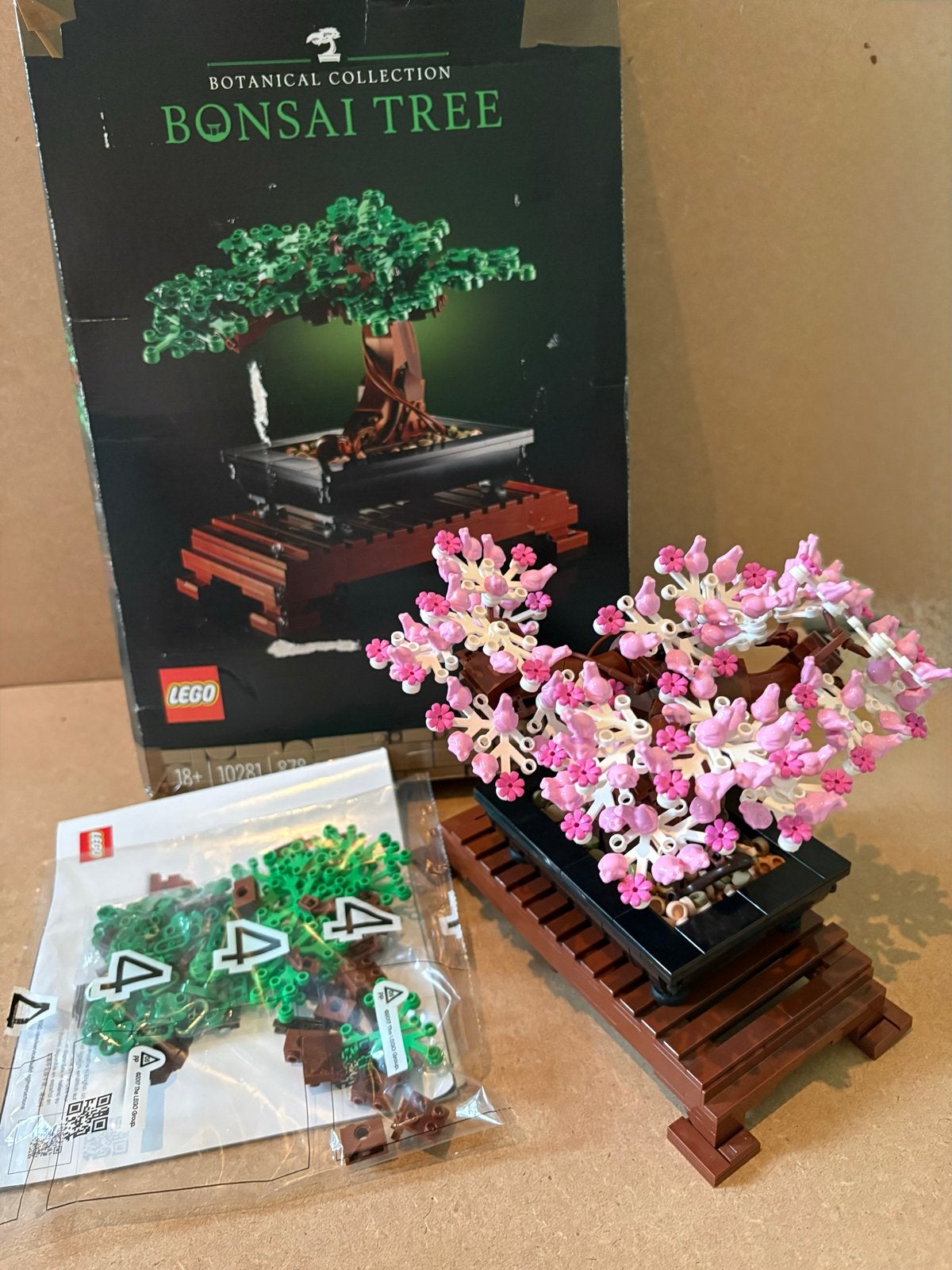 LEGO Botanical Collection Bonsai Boom 10281, Ophalen of Verzenden, Zo goed als nieuw, Overige merken