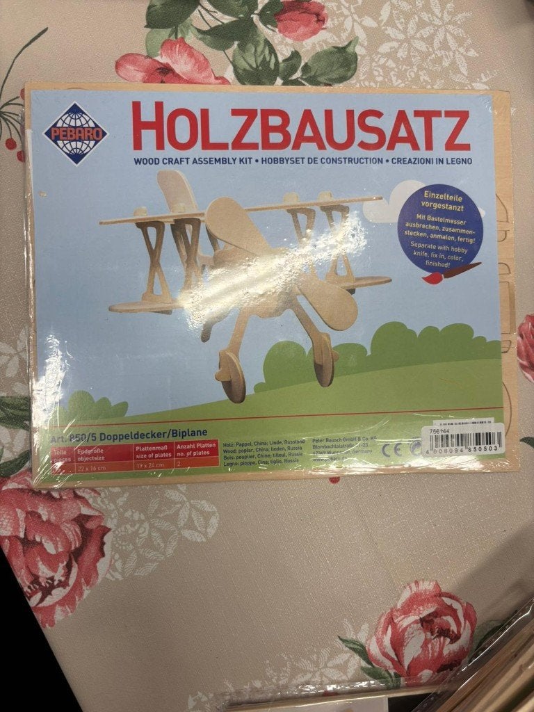 Diverse houten bouwpakketjes, Ophalen, Voertuigen, Nieuw, Hout