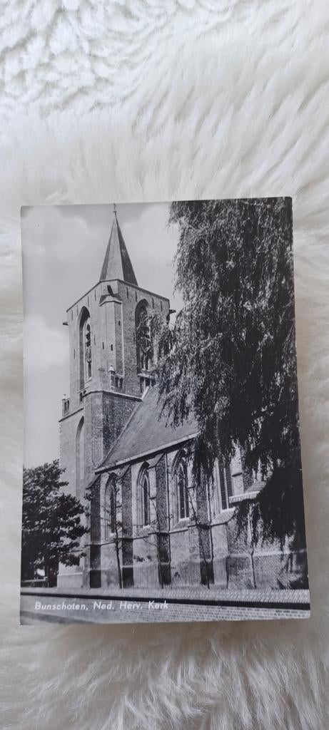 Ansichtkaart Bunschoten, Ned. Herv. Kerk, Ophalen of Verzenden, 1940 tot 1960, Ongelopen, Utrecht