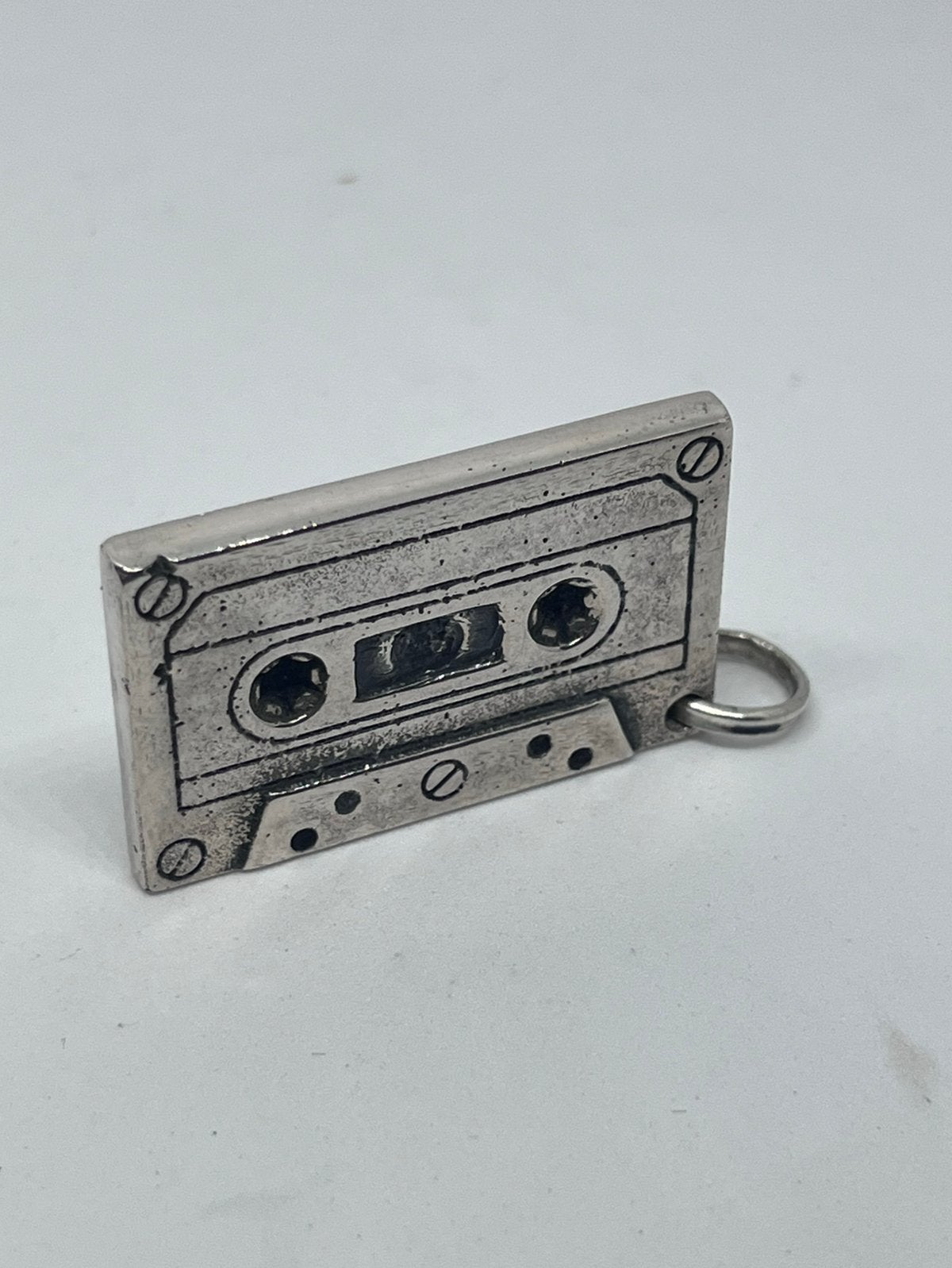 Zilveren casette - massief zilver 835, Overige voorstellingen, Nieuw, Ophalen of Verzenden, Zilver