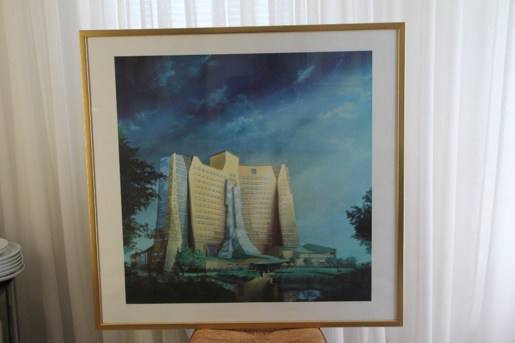 Litho/zeefdruk/Gasunie/aperots/Ger Eikendal, Ophalen