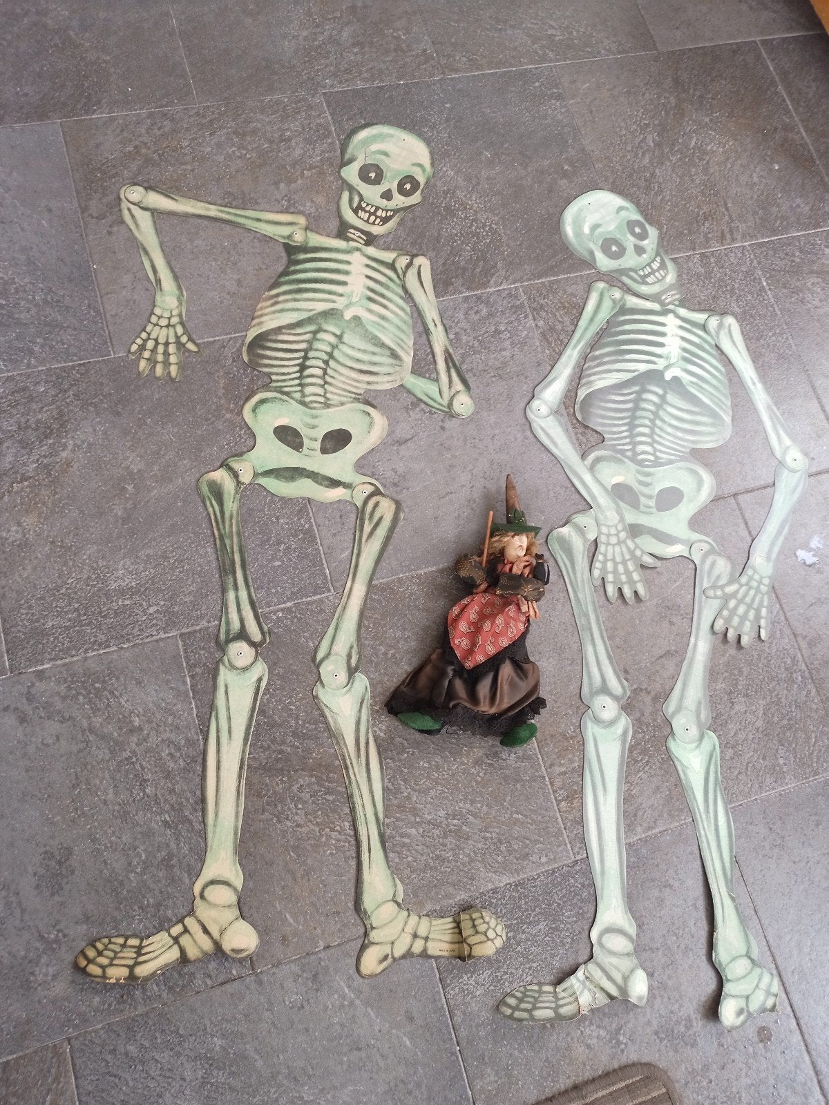 HALLOWEEN  Vintage decoratie materiaal., Ophalen of Verzenden, Gebruikt, 1:50 of kleiner