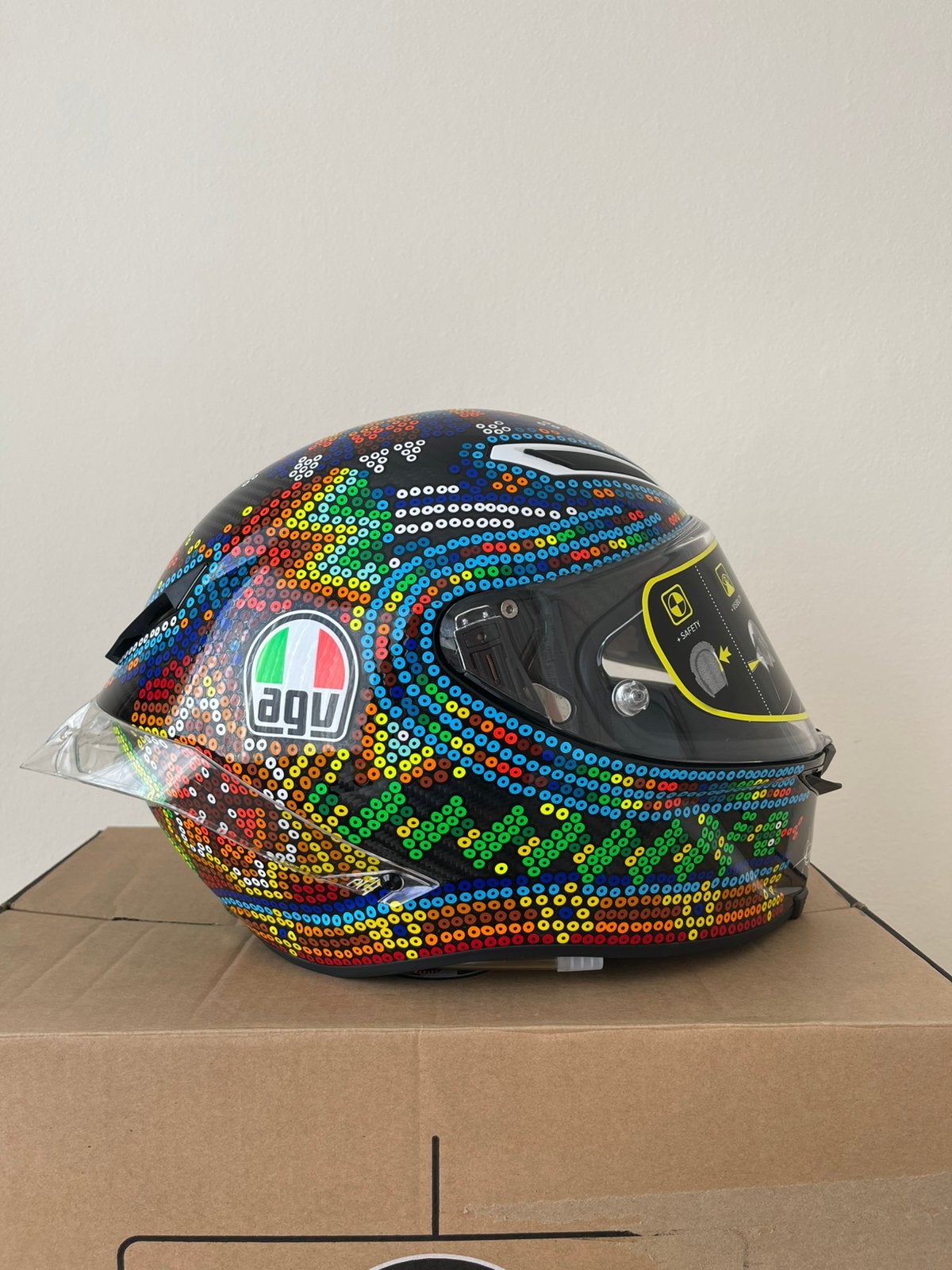 NEW!!! AGV Pista GP R Valentino Rossi Winter Test 2018 Limit, Motoren, Kleding | Motorhelmen, Nieuw met kaartje, XL, Ophalen of Verzenden