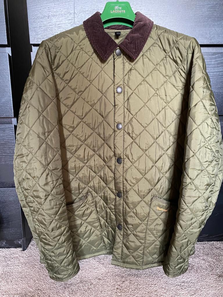 Barbour | Heritage Liddesdale | maat L, Verzenden, Zo goed als nieuw, Maat 52/54 (L), Groen