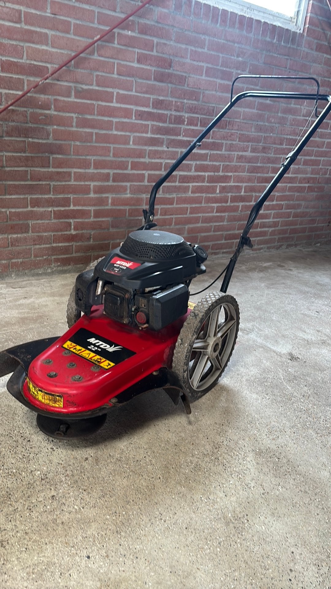 MTD WST 5522 Grasmaaier en Trimmer, Ophalen, Zo goed als nieuw