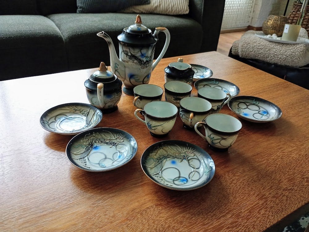 Thee Servies Japans Porselein. Zéér mooie kwaliteit!!!!, Ophalen of Verzenden