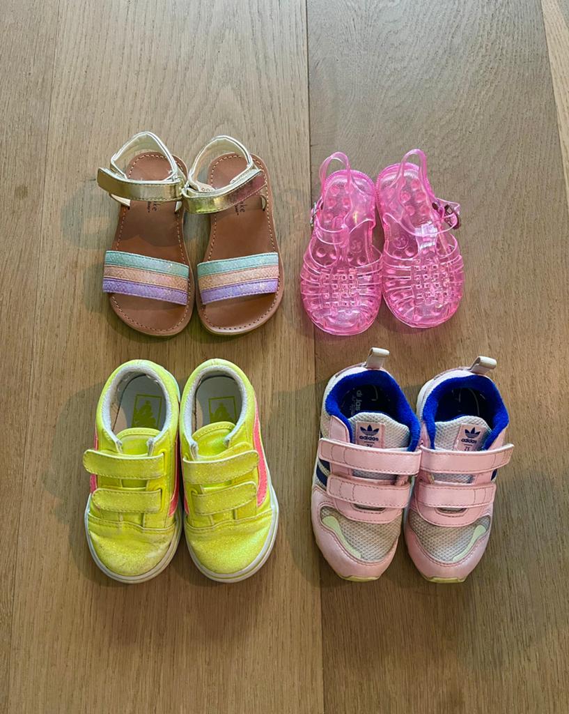 ️🌸 Meisjes zomer schoenen pakket maat 24 ☀️ Vans Adidas, Gebruikt, Meisje, Schoenen, Ophalen of Verzenden
