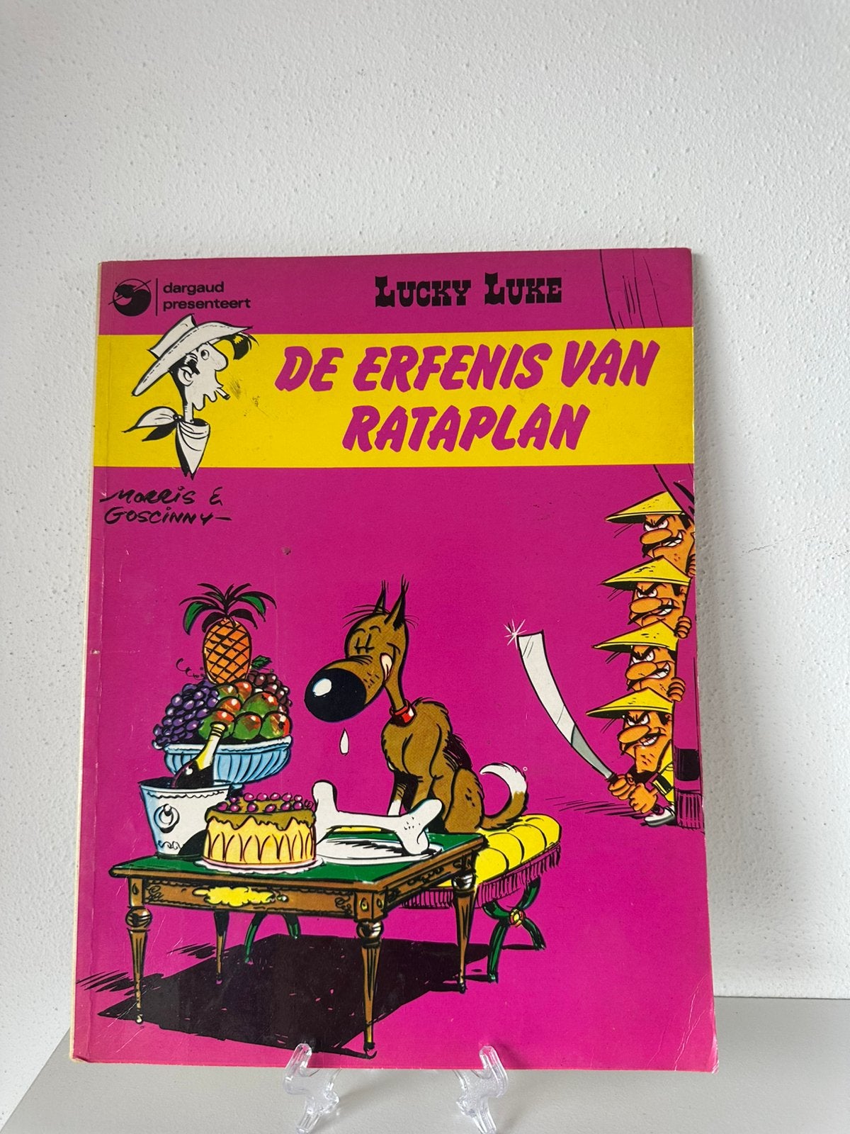 Lucky Luke de erfenis van rataplan, Eén stripboek, Ophalen of Verzenden, Gelezen