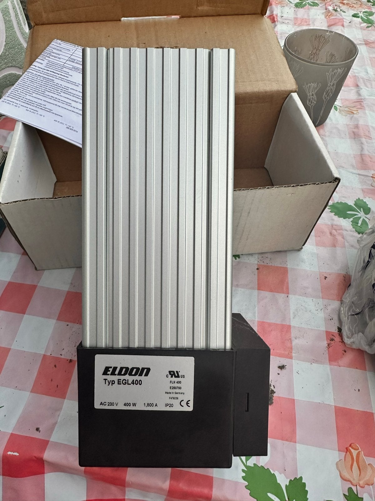 Eldon Typ EGL400 Paneelverwarming 400W, Ophalen, Gebruikt, Overige merken, Overige typen