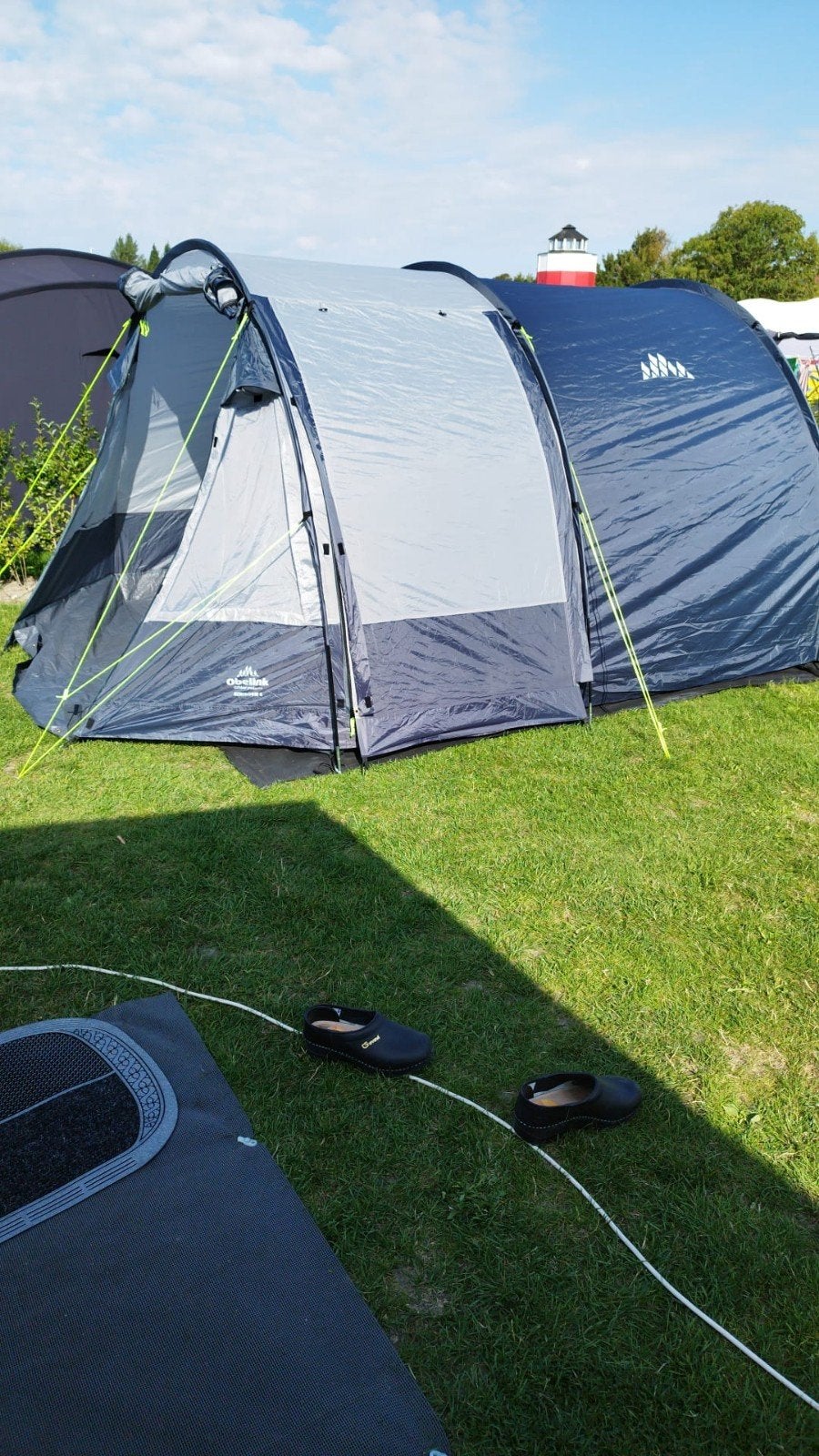 tunneltent 4 persoons, Caravans en Kamperen, Ophalen of Verzenden, Zo goed als nieuw, Tot en met 4