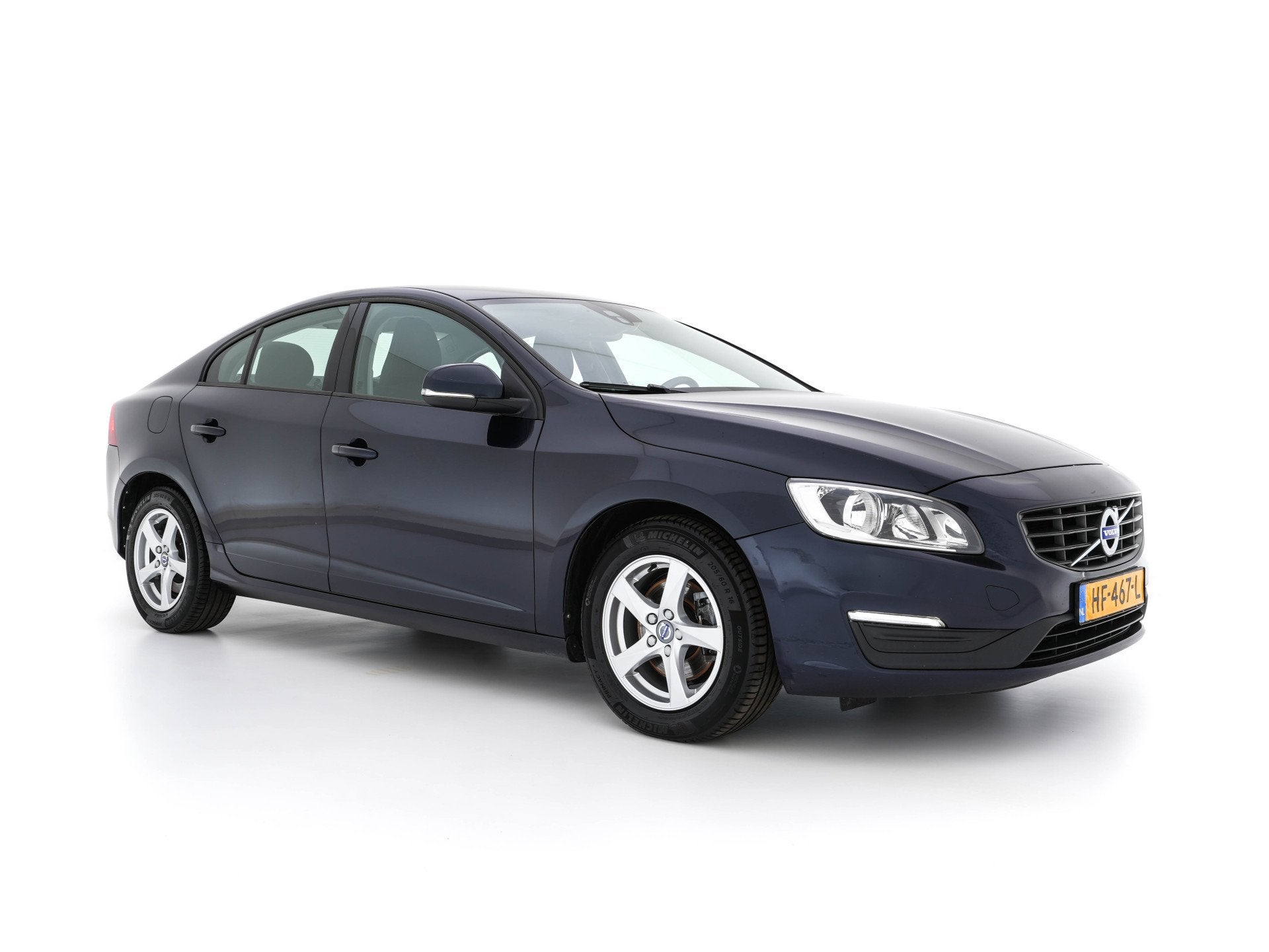 Volvo S60 2.0 D4 Kinetic Business-Pack-Connect *NAVI-FULLMAP, Auto's, Voorwielaandrijving, Stof, 1969 cc, Blauw