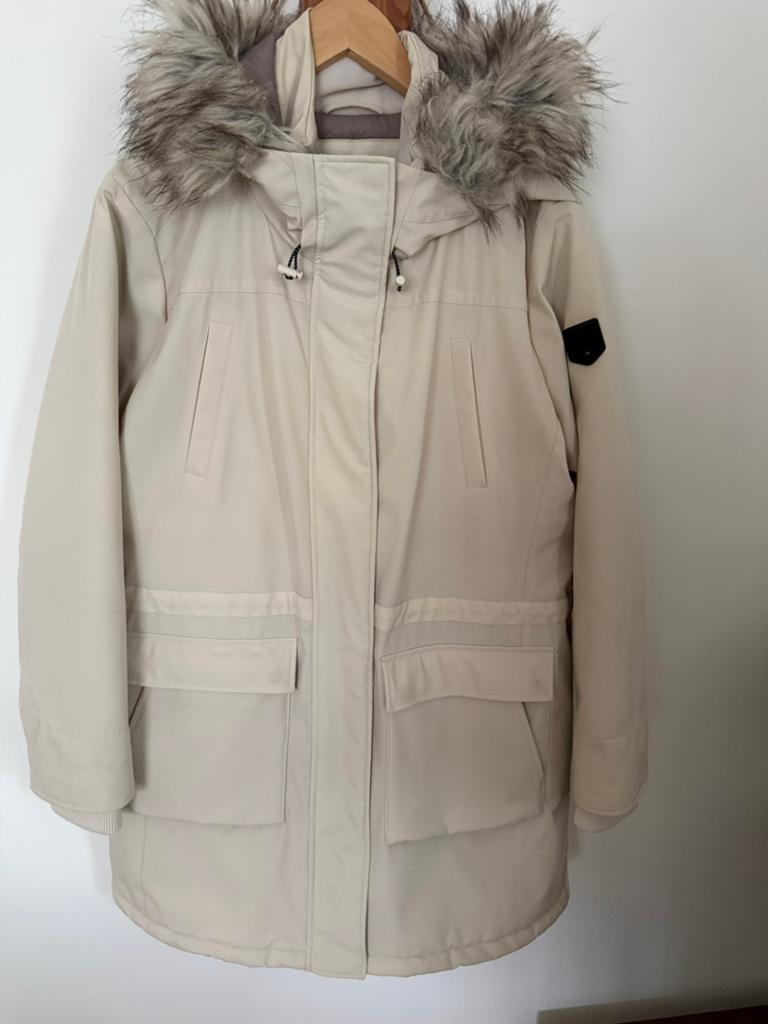 Winter parka Only XXL roomwit, Kleding | Dames, Ophalen of Verzenden, Zo goed als nieuw, Maat 46/48 (XL) of groter, Wit